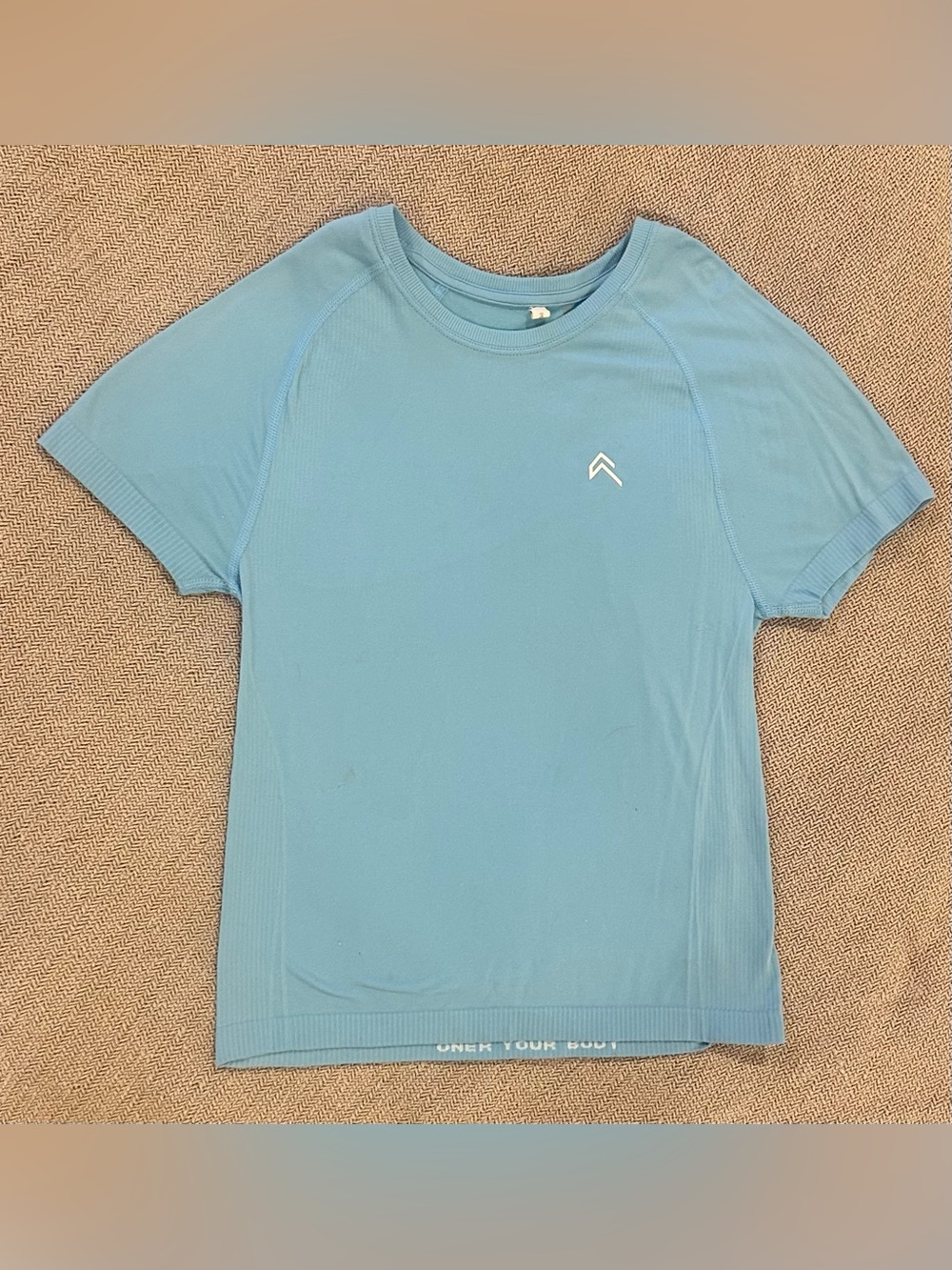Oner Active Light Blue Short Sleeve Performance Tee